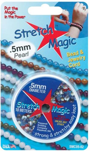 Stretch Magic Elastiek 0,5 mm Parelmoer 10 m