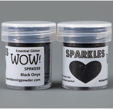 WOW! Sparkles Glitter 15 ml Black Onyx