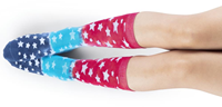 Tulip Crazy Tie-Dye Sokken Americana-2