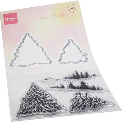 Marianne Design TC0887 Snow Village 100x85 mm