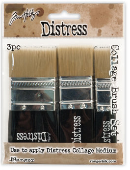 Distress Collage Brush set