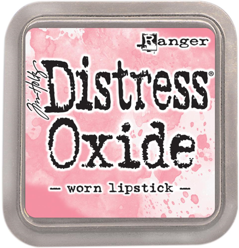 Tim Holtz Distress Oxide Ink Pad worn lipstick