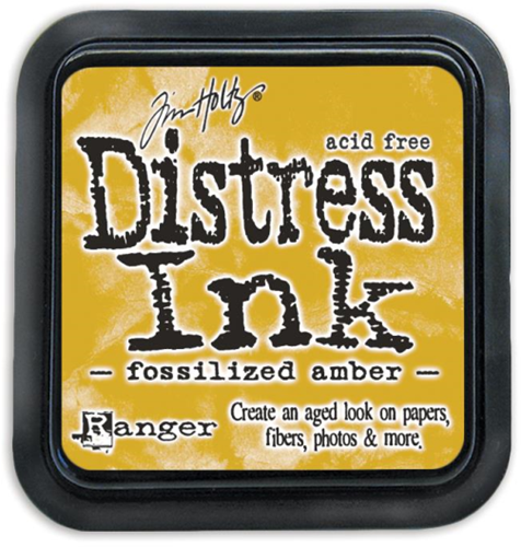 Tim Holtz Distress Inkt mini stempelkussen fossilized amber