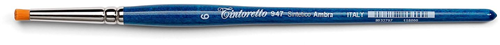 Tintoretto Amber Synthetisch Penseel Rond Schuin 4