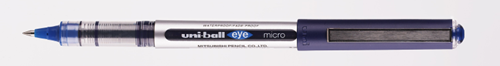 Uni Super Ink Eye Rollerpen Micro Blauw 0,3 mm
