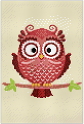 Wizardi Diamond Painting Phil the Owl 20x30cm