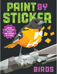 Paint by Stickers Stickerbuch Vögel 23,5x32,5 cm