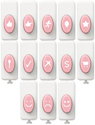 We R Memory Keepers Emoji Punch Board 13 stuks