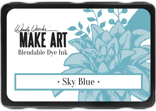 Wendy Vecchi Make Art Inktkussen Sky Blue