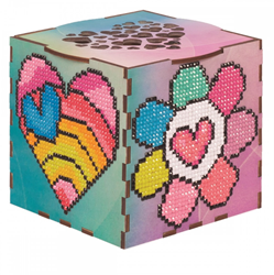Wizardi Diamond Painting wood Pink Dreams
