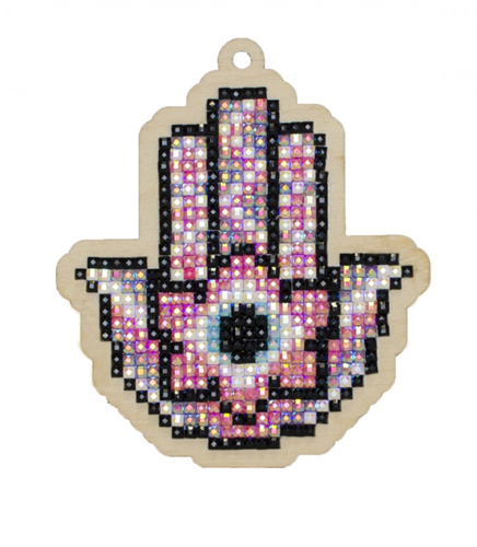 Wizardi Diamond Painting hout Amulet