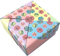 Yasutomo Origami Papier 15x15 cm Doodle Dots 24 vel-3