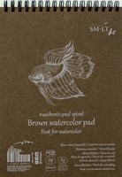 SMLT Ringband Aquarel A5 280gr 20 vel Bruin