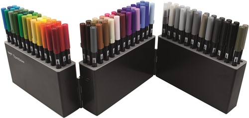 Tombow ABT Dual Brush Pen Set 108 pieces Marker Case-2