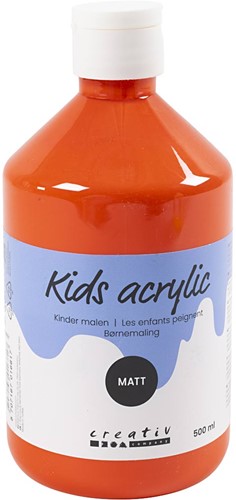 CC Kids Acrylverf Mat Oranje 500 ml