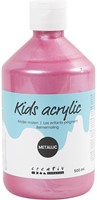 CC Kids Metallic Acrylverf Lichtroze 500 ml