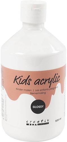 CC Kids Acrylverf Glossy Wit 500 ml