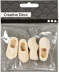 CC Holzclogs L: 40 mm 2 Stück