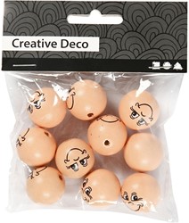 CC Heads, light beige, Dia. 22 mm, 10 pc/ 1 pack