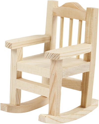 CC Grenen Schommelstoel d: 6,7cm b: 5,5cm h: 8,8cm-2