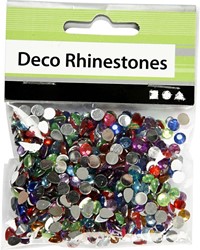 CC Strasstenen Rond en Druppel d: 5 mm 15gr