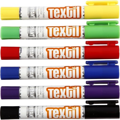 Playcolor Textielwax Set 6 stuks