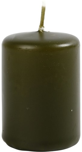 Kaars 6 cm Groen