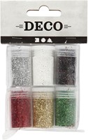 CC Glitter Set Mehrfarbig Weihnachten 6x5 gr