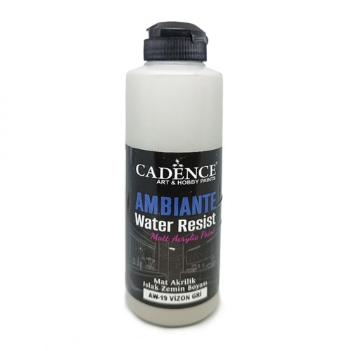 Cadence Ambiante Waterbestendige Matt Acrylverf 250 ml Mink Gray + 10 gr Catalyst
