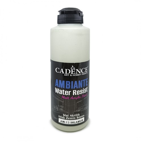 Cadence Ambiante Waterbestendige Matt Acrylverf 250 ml Linden Green + 10 gr Catalyst