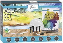 Nassau Watercolor Paint Set 13-piece