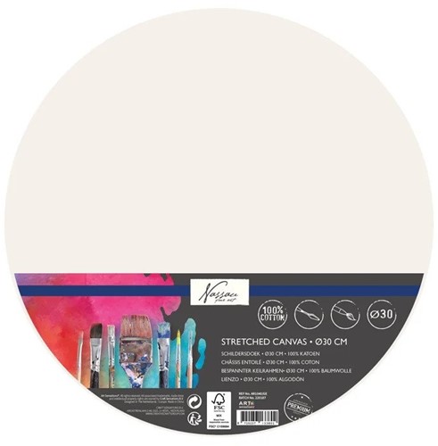Nassau Gespannen Canvas Rond 30 cm