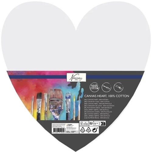 Nassau Canvas Hart 29 cm
