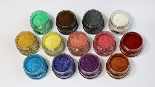 Pentart Art Mica Pigment Poeder Golden Green 9gr-2
