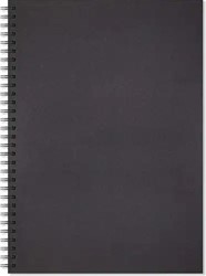 Artgecko Shady Spiraal Schetsboek Portret 200gr 40 vel Zwart
