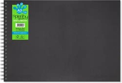 Artgecko Splashy Aqua Spiraal Schetsboek Landschap 300gr 20 vel Wit