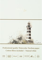 SMLT Aquarelblok Professional Gestikt A4 250gr 10 vel