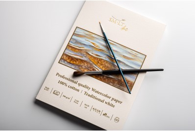 SMLT Aquarelblok Professional Gestikt A4 300gr 10 vel-2