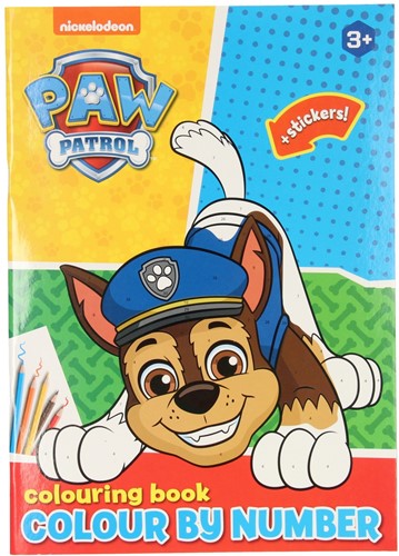 Wins Kleurboek Kleuren op Nummer Paw Patrol