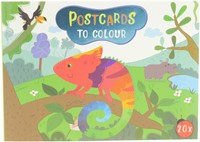 Postcards Jungle animals 16x12 cm 20 pieces