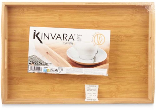 Kinvara Bamboe Dienblad Met Handvaten 43,7 x 29,5 x 5,5 cm-3