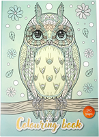 Wins Coloring Book XL 240 Pages Owl