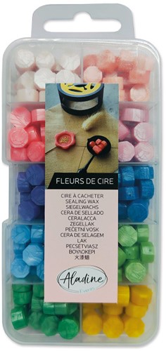 Aladine Zegelwas Set 10 Kleuren - Shiny Kleuren