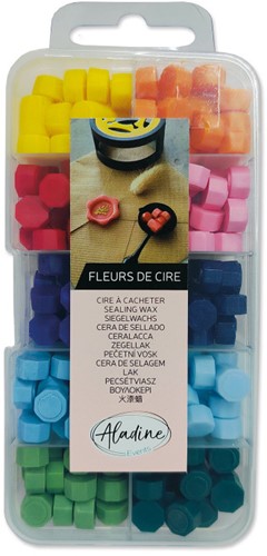 Aladine Zegelwas Set 10 Kleuren - Felle Kleuren