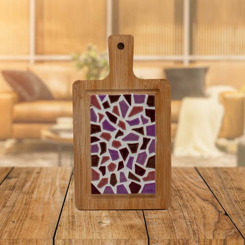 LC DIY Pakket Mozaïek Borrelplank Klein Roze