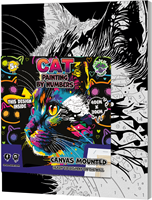 Splat Planet Paint By Numbers Gekleurde Kat-2