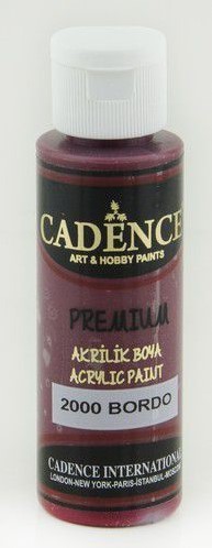 Cadence Premium Acrylverf Bordeaux 70ml 2000