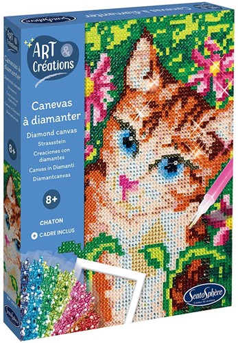 Art & Creations Diamantcanvas - Kat