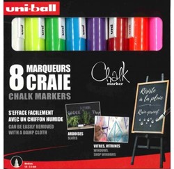 Uni-ball Chalk Marker 8 Set