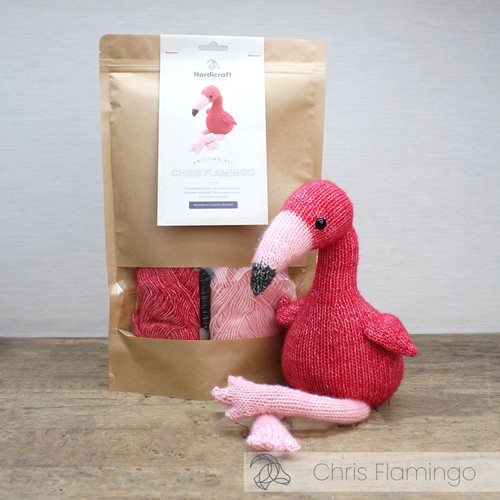 Hardicraft Breipakket Chris Flamingo 37 cm-3